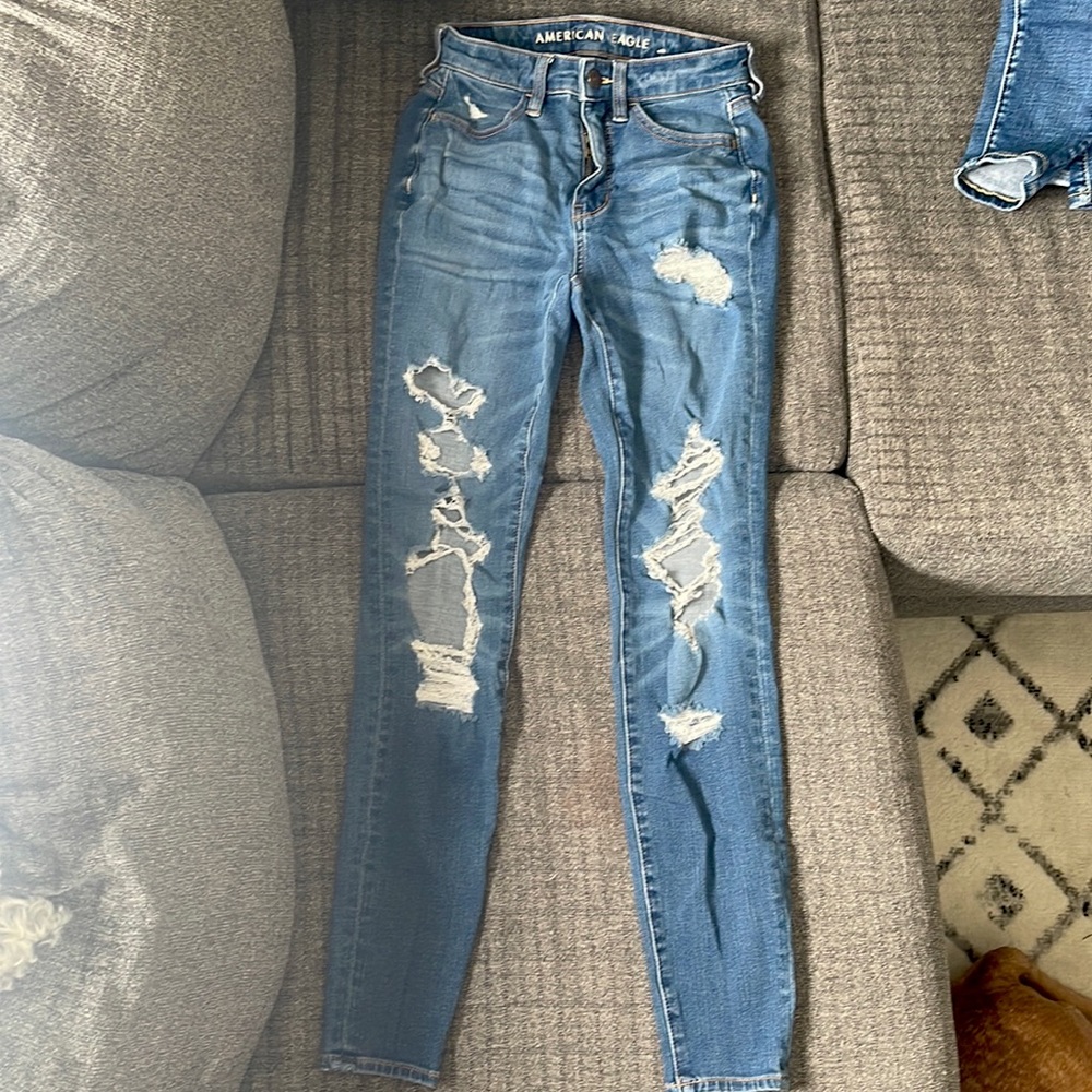 High Rise American Eagle Jeans